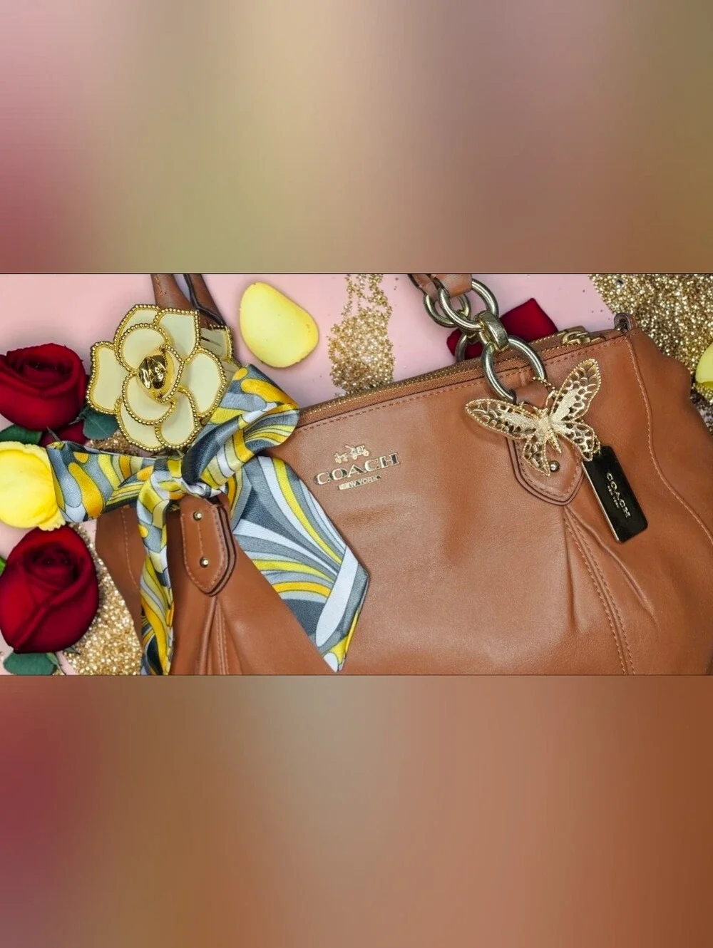 Coach colette leather